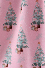 Load image into Gallery viewer, Pink christmas tree bamboo dress
