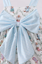 Load image into Gallery viewer, Blue bunny bow ruffle shorts set

