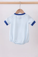 Load image into Gallery viewer, Blue golf cart smocked bubble
