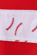 Load image into Gallery viewer, Baseball applique shorts set

