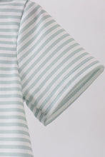 Load image into Gallery viewer, Sage bunny embroidery stripe bubble
