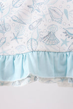 Load image into Gallery viewer, Sea shell  ruffle 2pc swimsuit
