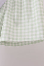Load image into Gallery viewer, Bunny embroidery gingham shorts set

