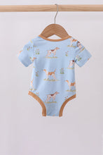 Load image into Gallery viewer, Blue puppy print bamboo bubble
