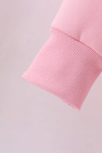 Load image into Gallery viewer, Pink heart love smile sequin fleece mom&amp;me sweatshrit
