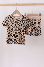 Load image into Gallery viewer, Leopard bamboo pajama set
