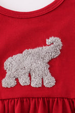 Load image into Gallery viewer, Alabama elephant french knot ruffle shorts set
