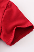 Load image into Gallery viewer, Maroon football embroidery button down shirt
