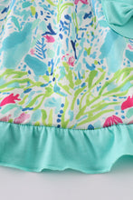 Load image into Gallery viewer, Tropical breeze print dress
