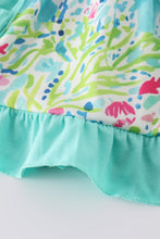 Load image into Gallery viewer, Tropical breeze print bloomer set
