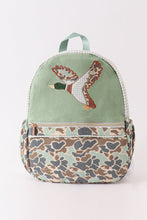 Load image into Gallery viewer, Camouflage duck applique backpack
