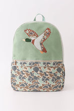 Load image into Gallery viewer, Camouflage duck applique backpack
