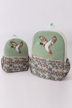 Load image into Gallery viewer, Camouflage duck applique backpack
