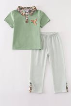 Load image into Gallery viewer, Camouflage duck embroidery boy set
