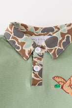 Load image into Gallery viewer, Camouflage duck embroidery boy set
