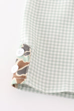 Load image into Gallery viewer, Camouflage duck embroidery boy set
