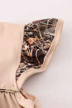 Load image into Gallery viewer, Camouflage hound embroidery ruffle dress
