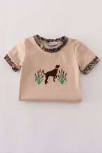 Load image into Gallery viewer, Camouflage hound embroidery romper
