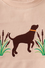 Load image into Gallery viewer, Camouflage hound embroidery romper
