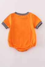 Load image into Gallery viewer, Orange Halloween pumpkin ghost embroidery bubble
