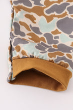 Load image into Gallery viewer, Halloween camouflage applique romper
