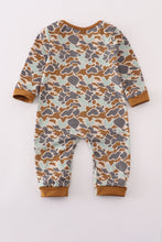Load image into Gallery viewer, Halloween camouflage applique romper
