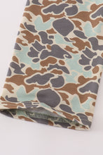 Load image into Gallery viewer, Camouflage print pumpkin applique pants set
