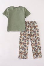 Load image into Gallery viewer, Camouflage print pumpkin applique pants set

