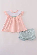 Load image into Gallery viewer, Pink embroidery bloomer set
