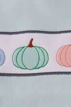 Load image into Gallery viewer, Blue embroidery pants set
