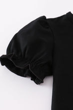 Load image into Gallery viewer, Purple Halloween spider embroidery pants set
