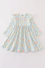 Load image into Gallery viewer, Pink pumpkin print dress
