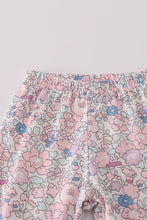 Load image into Gallery viewer, Blue turkey applique ruffle pants set
