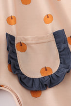 Load image into Gallery viewer, Khaki embroidery smocked romper
