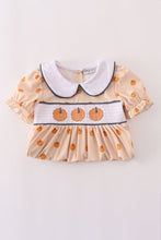 Load image into Gallery viewer, Khaki embroidery smocked dress
