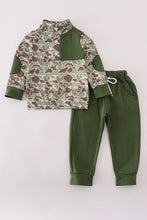 Load image into Gallery viewer, Camouflage print pants set
