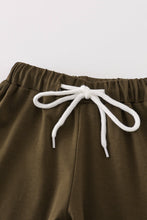 Load image into Gallery viewer, Camouflage print ruffle pants set
