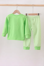 Load image into Gallery viewer, Green grinch embroidery pajamas set
