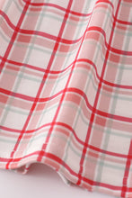 Load image into Gallery viewer, Red plaid farm embroidery ruffle pants set
