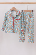 Load image into Gallery viewer, Santa claus cookie print pajams set
