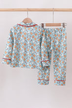 Load image into Gallery viewer, Santa claus cookie print pajams set
