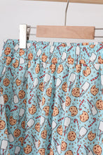Load image into Gallery viewer, Santa claus cookie print adult pajams set
