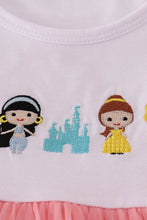 Load image into Gallery viewer, Pink princess embroidery tutu dress
