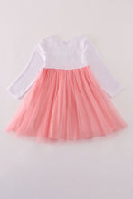 Load image into Gallery viewer, Pink princess embroidery tutu dress
