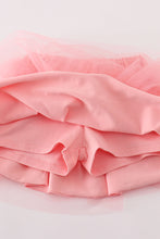 Load image into Gallery viewer, Pink princess embroidery tutu skorts set

