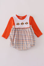 Load image into Gallery viewer, Orange turkey embroidery bubble set
