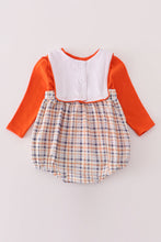 Load image into Gallery viewer, Orange turkey embroidery bubble set
