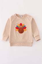 Load image into Gallery viewer, Beige turkey french knot top
