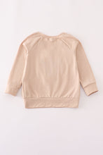 Load image into Gallery viewer, Beige turkey french knot top
