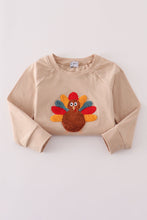 Load image into Gallery viewer, Beige turkey french knot top
